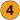An Orange circle with a number 4 in it